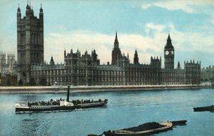 国会議事堂、ウェストミンスター、ロンドン、c1907。 作： Unbekannt