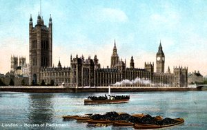 国会議事堂、ウェストミンスター、ロンドン、20世紀初頭