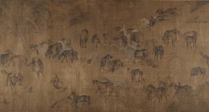 百匹の馬。 作： Unbekannt