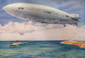 悪運のR101、1927 作： Unbekannt