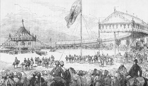 1877年1月1日、インドのデリーにあるインペリアルダルバール。 作： Unbekannt