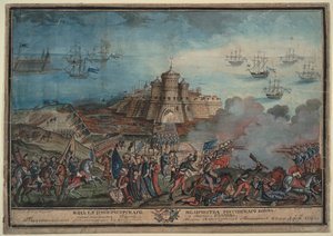 トルコの港オチャコフ、1790年の前に帝国ロシア軍 作： Unbekannt