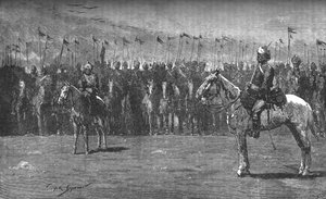 インド派遣団-第13ベンガルランサー、c1882