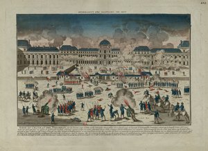 1792 年 8 月 10 日の暴動、1792 年。 作： Unbekannt