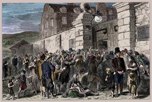 アイルランドの飢饉、1845-1849、1900 作： Unbekannt