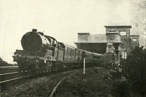 メナイ橋を出るアイルランドの郵便、c1930。 作： Unbekannt
