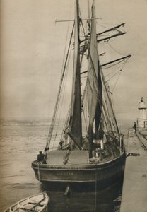アイルランドのミンストレル、木製の3本マストのスクーナー、1937 作： Unbekannt