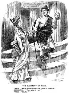 パリの審判、パリ会議、第一次世界大戦、1916年3-6月、c1920 作： Unbekannt
