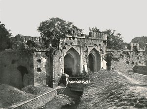 カシミール門、インド、デリー、1895年。 作： Unbekannt