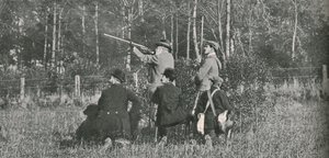 サンドリンガム上空で射殺する王は、1900年代、1910年を保護します。
