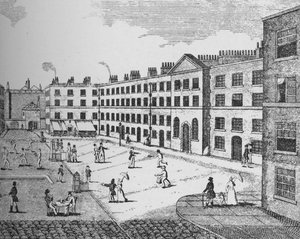 1823年、1827年、1912年に登場したキングスベンチ刑務所 作： Unbekannt