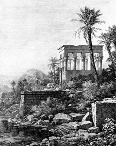 キオスク、フィラエ神殿、エジプト、1881 作： Unbekannt