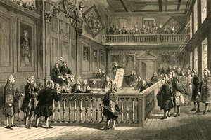最後の紋章裁判所、1897年。 作： Unbekannt