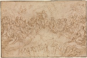最後の審判、1500年代。 作： Unbekannt