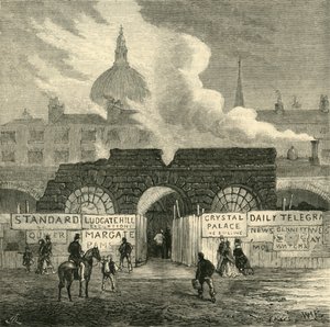 艦隊刑務所の最後の遺物、c1872。 作： Unbekannt