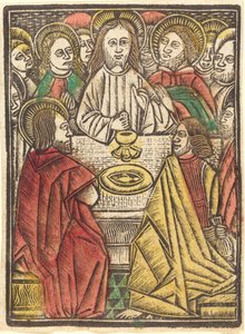 最後の晩餐、c。 1480年。 作： Unbekannt