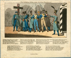 1831年の第4連隊の最後の10 作： Unbekannt
