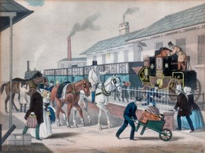 コーチの最後、c1840 作： Unbekannt