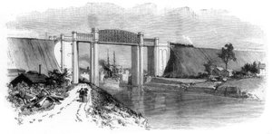 ラッチフォード高架橋、マンチェスター船運河、1894