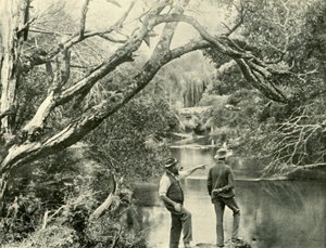 発射場、ビクトリア州アッパーヤラ、1901年。 作： Unbekannt