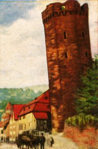 ダウセナウの斜塔、c1928。 作： Unbekannt
