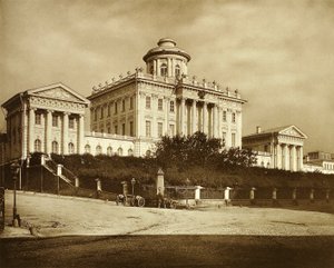 1900年代にロシアのモスクワ公共博物館とルミアンツェフ博物館の図書館 作： Unbekannt