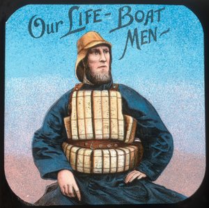 救命ボートの男性、c1900。 作： Unbekannt