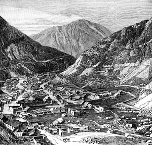 リマオロヤ鉄道、ペルー、1895 作： Unbekannt