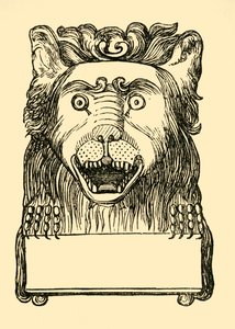 ライオンズヘッド、ボタンズ、1881年。 作： Unbekannt