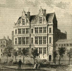 ロンドン教育委員会事務所、1881年。 作： Unbekannt