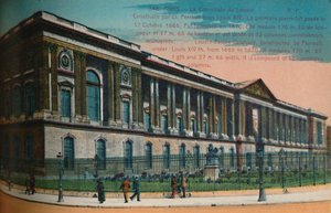ルーブル宮殿の列柱、パリ、c1920 作： Unbekannt