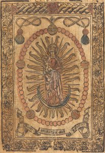 ロザリオのマドンナと子供、c。 1490年。 作： Unbekannt