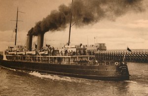 メールスチーマーアントワープ市、c1928