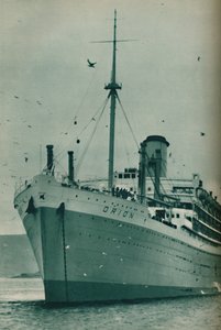 グレートライナーの威厳-アンカーでのオリオン、1937 作： Unbekannt