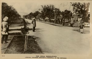 ザモール、ラワルピンディ-距離にある牽引ロックハートメモリアル、c1918-c1939。 作： Unbekannt