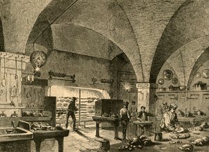 マンションハウスキッチン、1897年。 作： Unbekannt
