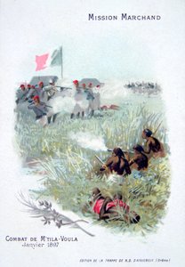 マーチャンド探検隊：1897年1月、ムティラヴーラでの戦い 作： Unbekannt