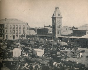 市場、キンバリー、c1900。 作： Unbekannt