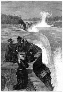 1879年、カナダのナイアガラの滝でのローンの侯爵とマルキオネス 作： Unbekannt