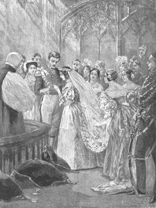 セントジェームズ宮殿でのビクトリア女王とアルバート王子の結婚、1840年、1901年。