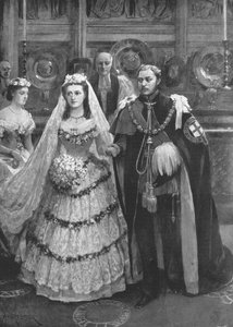デンマークのアレクサンドラ王女とプリンスオブウェールズの結婚...、ウィンザー、1863年、1901年。 作： Unbekannt