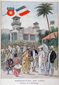 1900年の万国博覧会、パリ、1900年のマルティニーク様式のパビリオン 作： Unbekannt
