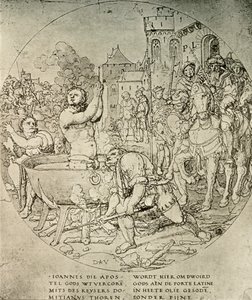 聖ヨハネ伝道者の殉教、17世紀、1908年。 作： Unbekannt