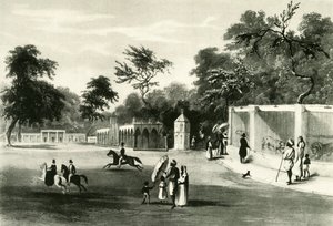 バラックポア公園の動物園、1820年、1925年。