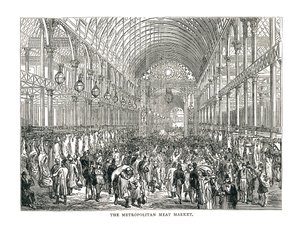メトロポリタン食肉市場、1878 作： Unbekannt