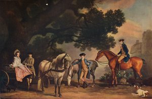 ミルバンクとメルボルンの家族、c1796、1929 作： Unbekannt