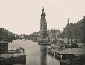 モンテルバーンストアン、アムステルダム、オランダ、1895年。 作： Unbekannt