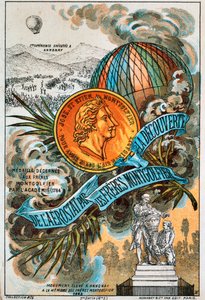 モンゴルフィエ兄弟、フランスのバルーニングの先駆者、1890年代。 作： Unbekannt