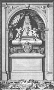 ジェームズ2世の記念碑。 1703年にパリに建てられた...、c1753 作： Unbekannt