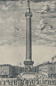 ロンドンの記念碑、c1685、1920 作： Unbekannt